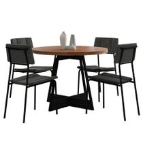 Conjunto Sala De Jantar Guatemala 4 Cadeiras Carraro