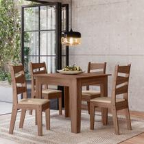 CONJUNTO SALA DE JANTAR ITALIA 0,90 COM 4 CADEIRAS Amend 51C