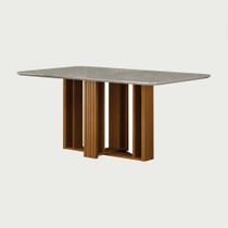 Conjunto Sala de Jantar Jade Gold 1,60m com 6 Cadeiras Jade Conjunto Sala de Jantar Jade Gold 1,60m com 6 Cadeiras Jade