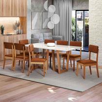 Conjunto Sala de Jantar Madeira Maciça 8 Cadeiras Kappesberg Conjunto Sala de Jantar Madeira Maciça 8 Cadeiras Kappesberg