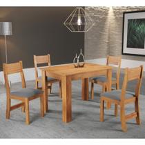 Conjunto Sala de Jantar Mayla 4 Cadeiras Brisa Viero Conjunto Sala de Jantar Mayla 4 Cadeiras Brisa Viero