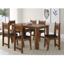 Conjunto Sala de Jantar Mesa 6 Cadeiras Nicoli