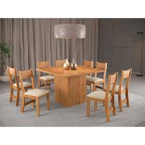 Conjunto Sala de Jantar Mesa Acord com 8 Cadeiras Brisa Conjunto Sala de Jantar Mesa Acord com 8 Cadeiras Brisa