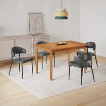 Conjunto Sala de Jantar Mesa Candian com 4 Cadeiras Bless