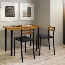 Conjunto Sala de Jantar Mesa com 2 Cadeiras Moscou