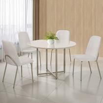 Conjunto Sala de Jantar Mesa com 4 Cadeiras California