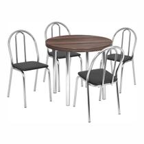 Conjunto Sala de Jantar Mesa com 4 Cadeiras