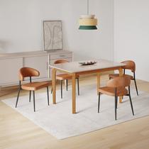 Conjunto Sala de Jantar Mesa com Vidro Candian 4 Cadeiras Bless