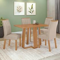 Conjunto Sala De Jantar Mesa Easy Pop 120x80cm 4 Cadeiras. Conjunto Sala De Jantar Mesa Easy Pop 120x80cm 4 Cadeiras.
