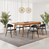 Conjunto Sala de Jantar Mesa Elegance com 6 Cadeiras Bless