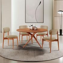 Conjunto Sala de Jantar Mesa Hope Tampo 120cm Redondo Laminado e 4 Cadeiras Hope Soft Conjunto Sala de Jantar Mesa Hope Tampo 120cm Redondo Laminado e 4 Cadeiras Hope Soft
