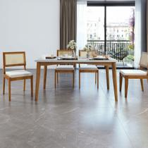 Conjunto Sala de Jantar Mesa Monalisa com 4 Cadeiras Rainha em Madeira Maciça Conjunto Sala de Jantar Mesa Monalisa com 4 Cadeiras Rainha em Madeira Maciça