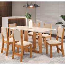 Conjunto Sala de Jantar Mesa Pinot 6 Cadeiras Sol Viero Conjunto Sala de Jantar Mesa Pinot 6 Cadeiras Sol Viero