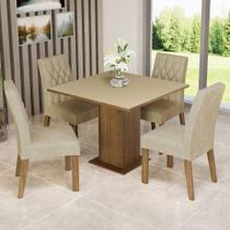 Conjunto Sala De Jantar Mesa Tampo De Madeira 4 Cadeiras Ru Conjunto Sala De Jantar Mesa Tampo De Madeira 4 Cadeiras Ru