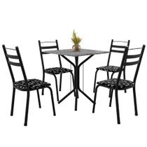 Conjunto Sala De Jantar Mesa Thais Com 4 Cadeiras Artefamol Conjunto Sala De Jantar Mesa Thais Com 4 Cadeiras Artefamol