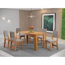 Conjunto Sala de Jantar Mesa Tower com 6 Cadeiras Sol Conjunto Sala de Jantar Mesa Tower com 6 Cadeiras Sol