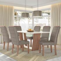 Conjunto sala de jantar suiça 1,56 com 6 cadeiras amend 01a