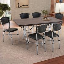 Conjunto Sala de Jantar Suíça 160cm X 900cm Conjunto Sala de Jantar Suíça 160cm X 900cm