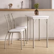 Conjunto Sala de Jantar Tallim com Mesa e 2 Cadeiras Carraro