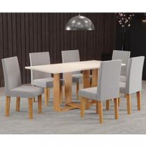 Conjunto Sala de Jantar Virtude 6 Cadeiras Venus Viero Conjunto Sala de Jantar Virtude 6 Cadeiras Venus Viero