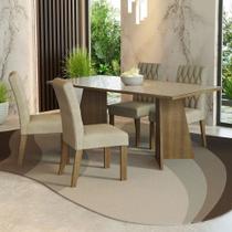 Conjunto Sala Jantar Mesa Vidro 4 Cadeiras Rustic Conjunto Sala Jantar Mesa Vidro 4 Cadeiras Rustic