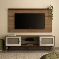 Conjunto Sala: Rack Charlotte e Painel Slim - ARTELY Conjunto Sala: Rack Charlotte e Painel Slim - ARTELY