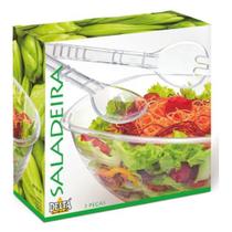 Conjunto Saladeira 3 Peças Delta Util Cristal Conjunto Saladeira 3 Peças Delta Util Cristal