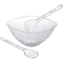 Conjunto Saladeira 3 Peças Delta Util Cristal - Delta útil