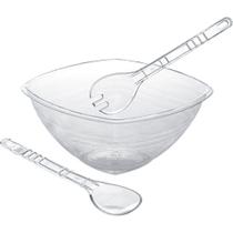 Conjunto Saladeira 3 Peças Delta Util Cristal - Delta útil