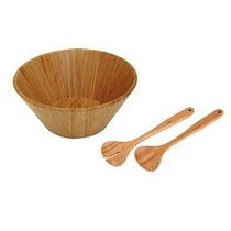 Conjunto Saladeira Bamboo 3 peças Conjunto Saladeira Bamboo 3 peças