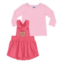 Conjunto Salopete com Blusa REF:10490 - Kiko e kika