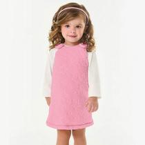 Conjunto Salopete e Blusa Infantil Menina Longo Trick Nick