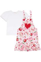 Conjunto Salopete e Blusa Kukie Moranguinhos 84828
