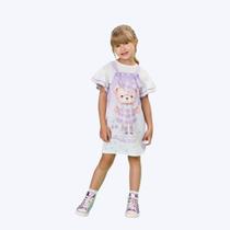 Conjunto Salopete Em Molecotton Ursinho E Blusa Manga Curta Infantil Menina Mundo Cinti 12534 Natural Conjunto Salopete Em Molecotton Ursinho E Blusa Manga Curta Infantil Menina Mundo Cinti 12534 Natural