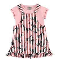 Conjunto Salopete infantil listrada Conjunto Salopete infantil listrada