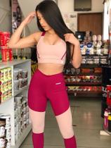 Conjunto salta vinho e Rose g Conjunto salta vinho e Rose g