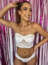 Conjunto Samanta Branco LINGERIE Conjunto Samanta Branco LINGERIE