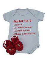 Conjunto Sandália Com Body Desenho Bebe Unissex Roupa Verão Estampado Mesversário
