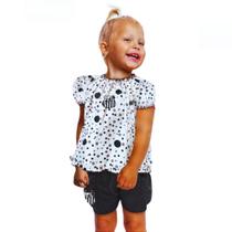 Conjunto Santos Infantil Com Bata e Shorts Oficial