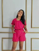 Conjunto sara em crepinho