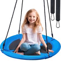 Conjunto Saucer Tree Swing TURFEE, tampa de peso de 40 a 320 kg. Azul Conjunto Saucer Tree Swing TURFEE, tampa de peso de 40 a 320 kg. Azul
