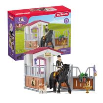 Conjunto Schleich Horse Club - Horse Box com Tori e Princess Conjunto Schleich Horse Club - Horse Box com Tori e Princess
