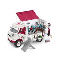 Conjunto Schleich Horse Club - Veterinária Móvel com Potro Hanoveriano