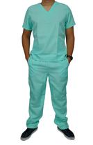 Conjunto scrub pijama cirurgico hospital unissex seca rapido