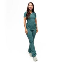 Conjunto Scrub Pijama Cirúrgico Verona Garden Toque geladinho