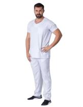 Conjunto Scrubs Masculino Gabardine com Recorte Moderno - Namastê