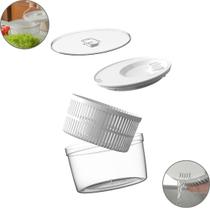 Conjunto Secador e Organizador Clear Fresh 5,5L Natural OU