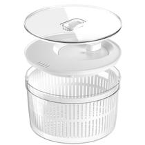 Conjunto Secador E Organizador Clear Fresh 5,5L Natural - Ou