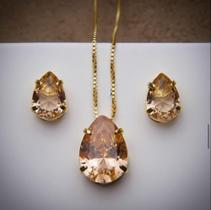 Conjunto semi jóia gota