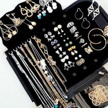 Conjunto Semi Joias 16 peças Folheados Ouro18k Acessórios Moderno